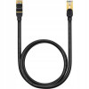 Baseus High Speed Seven types of RJ45 10Gigabit network cable 1m Black (WKJS010101) - зображення 1