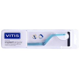 Dentaid Зубная щетка  Vitis Implant Angular Жесткая Синяя (2842040314095)