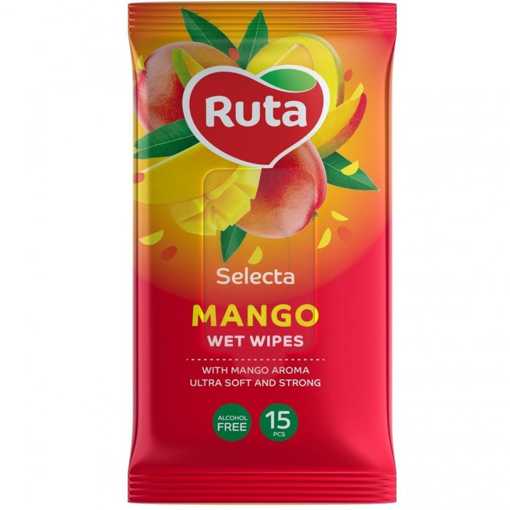 Ruta Серветки вологі  Selecta Mango 15шт - зображення 1