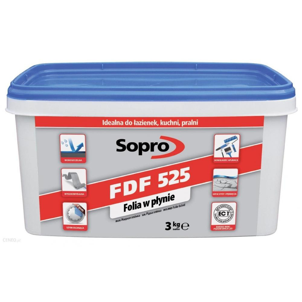 Sopro Эластичное гидроизоляционное покрытие FDF 525 3кг - зображення 1