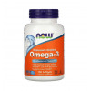 Now Омега-3, Omega-3, , 100 гелевых капсул, (NOW-01650) - зображення 1