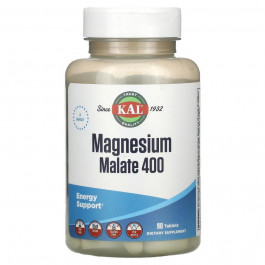 KAL Мінерали KAL Магній Малат, Magnesium Malate, 400 мг, 90 таблеток (CAL-81309)