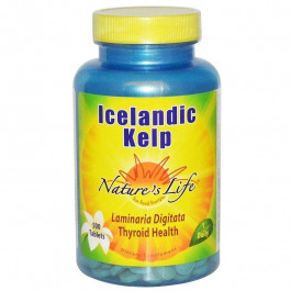 Nature's Life Исландская бурая водоросль (Icelandic Kelp) 500 таблеток (NLI00231)