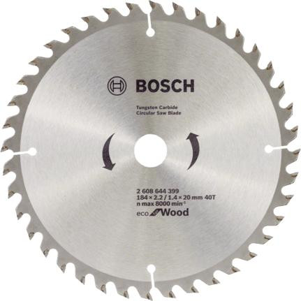 Bosch Eco for Wood 184x2,2x20-40T (2608644399) GKS140 - зображення 1