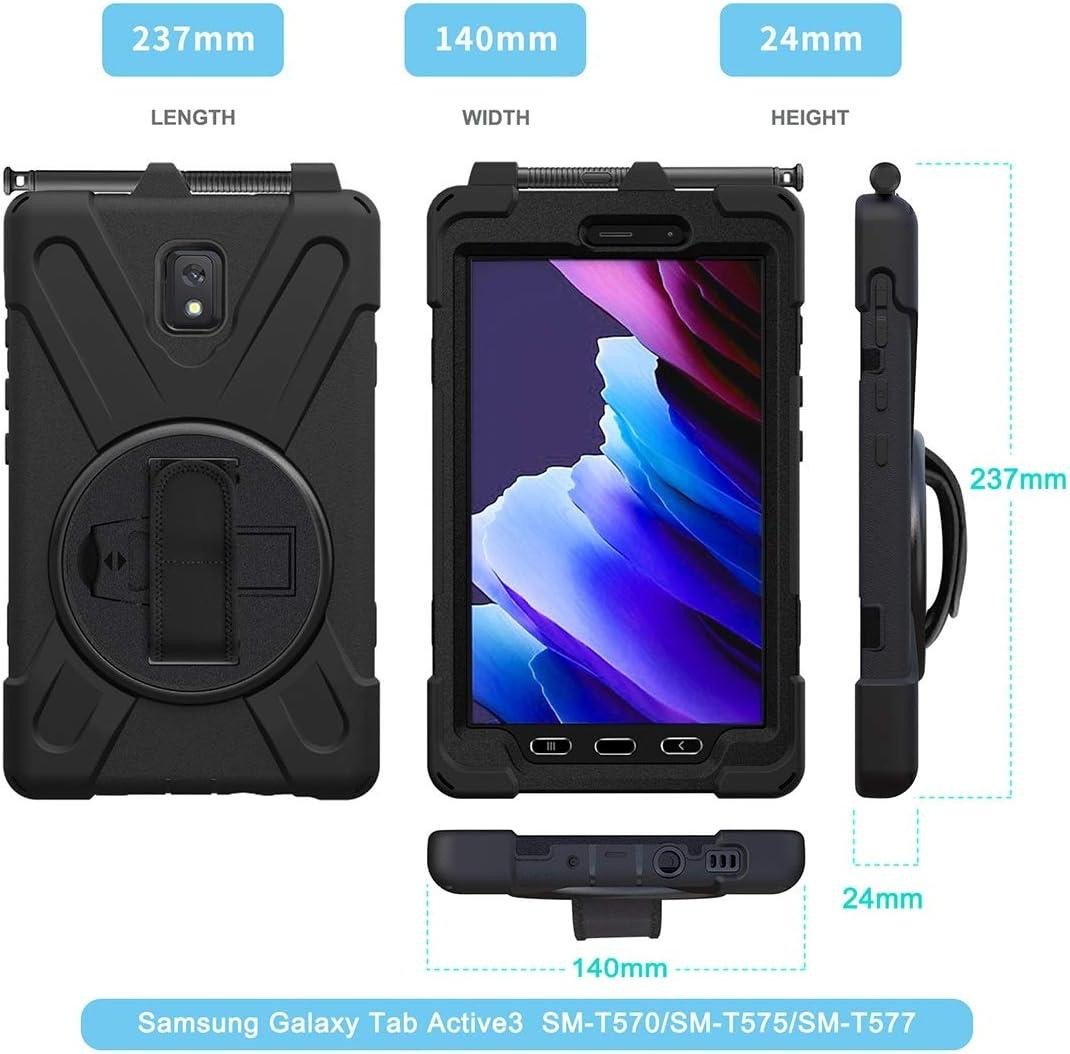 BeCover Чохол-підставка Heavy Duty Case  для Samsung Galaxy Tab Active 3 SM-T570/SM-T575/SM-T577 8" Black (7 - зображення 1
