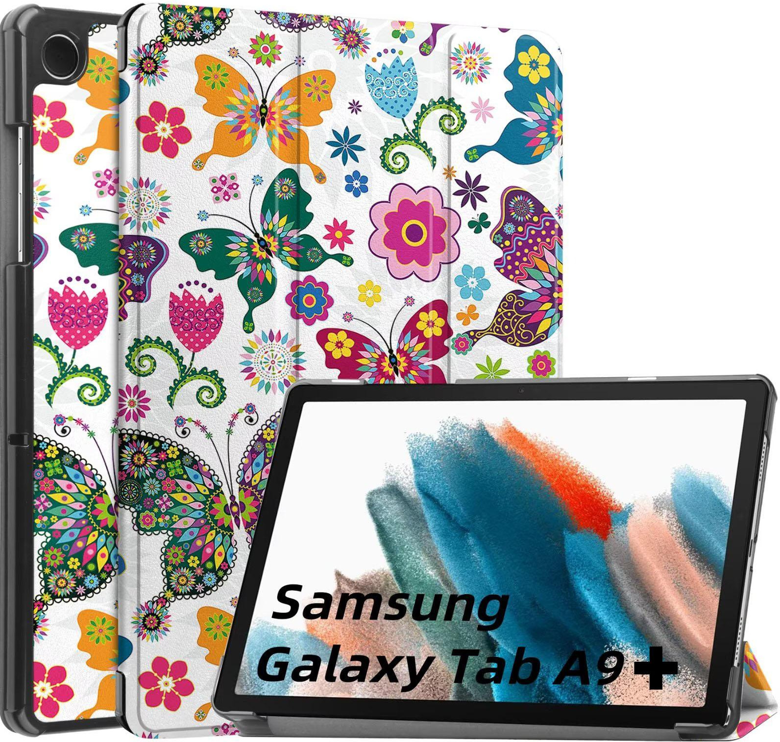 BeCover Чохол-книжка Smart Case для Samsung Galaxy Tab A9 Plus SM-X210/SM-X215 Butterfly (710312) - зображення 1