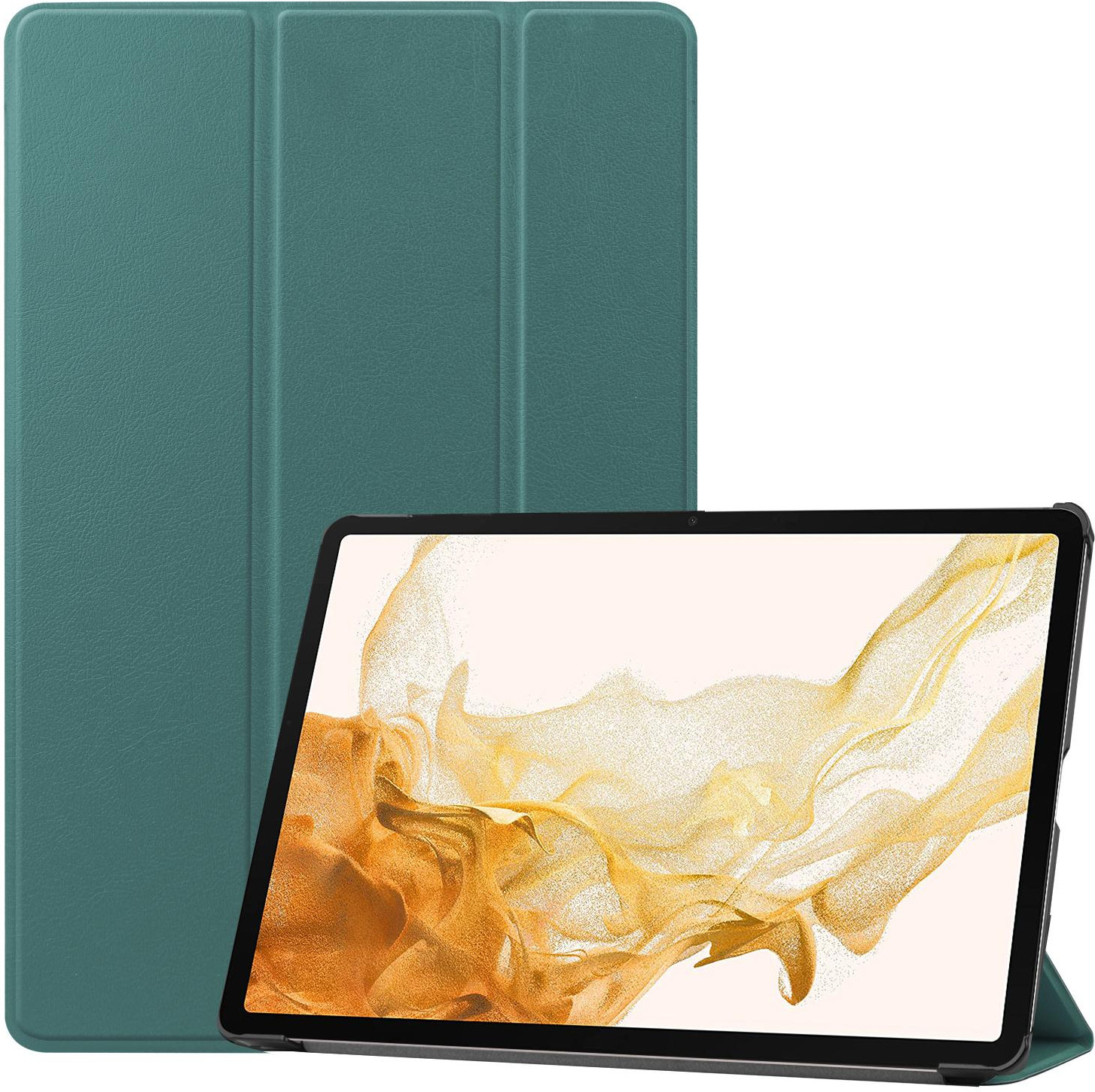 BeCover Чохол-книжка Smart Case для Samsung Galaxy Tab S9 Plus/S9 FE Plus 12.4" Dark Green (710323) - зображення 1