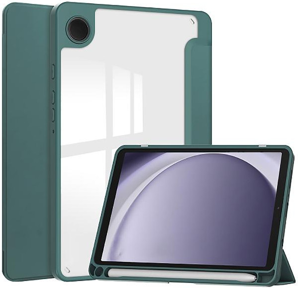 BeCover Чохол-книжка Soft Edge з кріпленням для Samsung Galaxy Tab A9 SM-X115 8.7" Dark Green (710357) - зображення 1