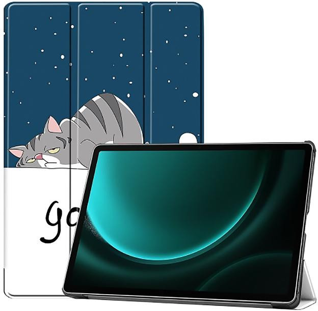 BeCover Чохол-книжка Smart Case для Samsung Galaxy Tab S9 Plus/S9 FE Plus 12.4" Good Night (710378) - зображення 1