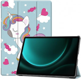 BeCover Чохол-книжка Smart Case для Samsung Galaxy Tab S9 Plus/S9 FE Plus 12.4" Unicorn (710385)