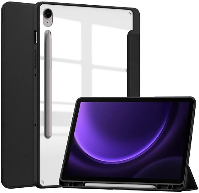 BeCover Чохол-книжка Soft Edge з кріпленням для Samsung Galaxy Tab S9/S9 FE 11.0" Black (710438) - зображення 1