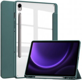 BeCover Чохол-книжка Soft Edge з кріпленням для Samsung Galaxy Tab S9/S9 FE 11.0" Dark Green (710440)