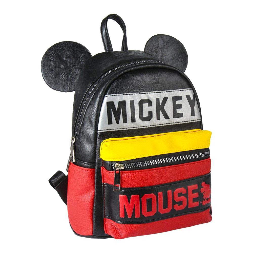 Cerda Mickey Mouse Black/Red Casual Fashion Faux-Leather Backpack - зображення 1