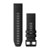 Garmin Ремешок для Fenix 6x 26mm QuickFit Black Silicone bands (010-12864-00) - зображення 1