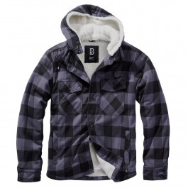 Brandit Куртка  Lumberjacket Hooded Black/Grey L