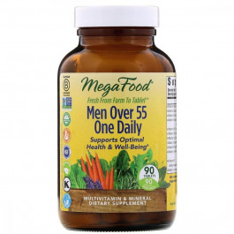 MegaFood Мультивитамины для мужчин 55+, Men Over 55 One Daily, MegaFood, 90 таблеток