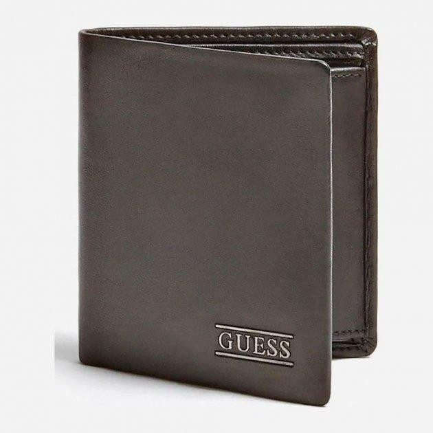 GUESS Мужское портмоне  NEW BOSTON SM BILLFOLD W/C PKT SM2513LEA22-BLA Черное (800070136323) - зображення 1