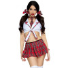 Leg Avenue Эротический костюм школьницы  Miss Prep School S/M Red (SO7997) - зображення 1