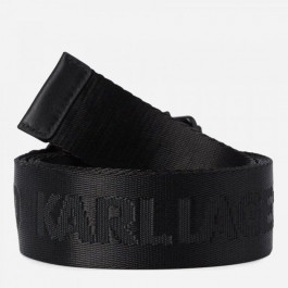 Karl Lagerfeld Ремінь жіночий  KLXCD WEBBING BELT 226W3100-999 143 см Чорний (800070289870)
