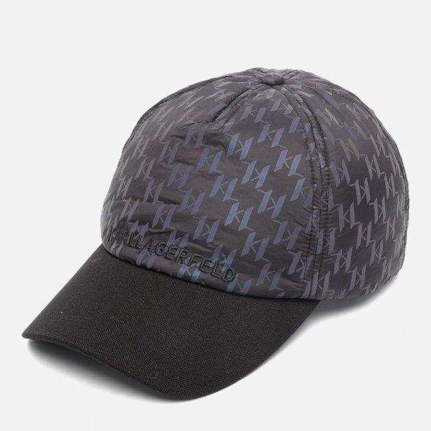 Karl Lagerfeld Жіноча бейсболка  K/MONOGRAM REFL CAP чорна (226W3401-987) - зображення 1