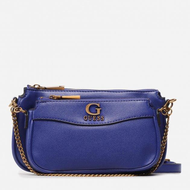 GUESS Жіноча сумка крос боді  NELL DOUBLE POUCH CROSSBODY синя (HWVB8678700-VIO) - зображення 1