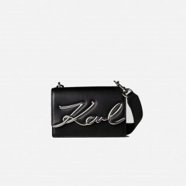 Karl Lagerfeld Жіноча сумка крос боді K/SIGNATURE SM SHOULDERBAG чорна (226W3028-994)