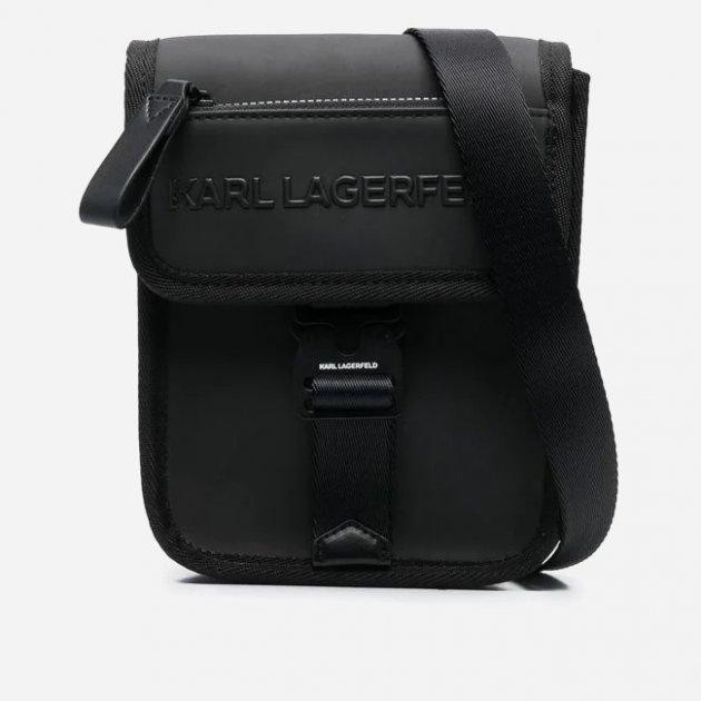 Karl Lagerfeld Чоловіча сумка через плече  K/KOVER SM CROSSBODY чорна (226M3064-999) - зображення 1