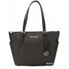 Michael Kors Женская сумка кожаная  Jet Set Item Tote 30F2GTTT8L001 Черная - зображення 1