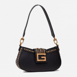   GUESS Женская сумка  Bling Top Zip Shoulder Bag HWVB7984180-BLA Черная (8000702444213)