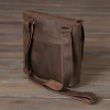 Vintage Чоловіча сумка на плече із вінтажної шкіри коричневого кольору SHVIGEL (00998) - зображення 7