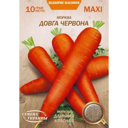 ТМ "Семена Украины" Насіння  морква Довга Червона 10г