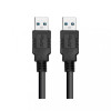 PowerPlant USB3.0 AM/AM Black 1.5м (CA911820) - зображення 1