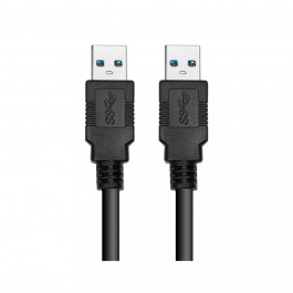 PowerPlant USB3.0 AM/AM Black 1.5м (CA911820)