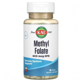 KAL Метилфолат, Methyl Folate, , 800 мкг, 90 таблеток