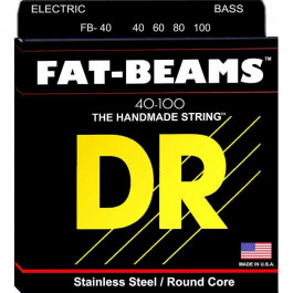 DR Струны для бас-гитары  FB-40 Fat Beams Light Bass 4-Strings 40/100