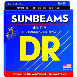 DR NMR5-45 Sunbeams Nickel Plated 5 String Medium Bass Strings 45/125