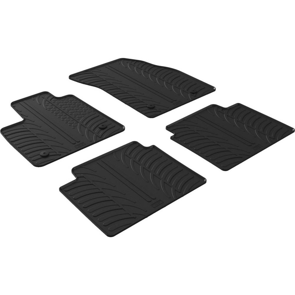 Gledring Автомобільні килимки поліки в салон GledRing на у FORD FOCUS 4 HB UN 18- Форд Фокус чорні - зображення 1