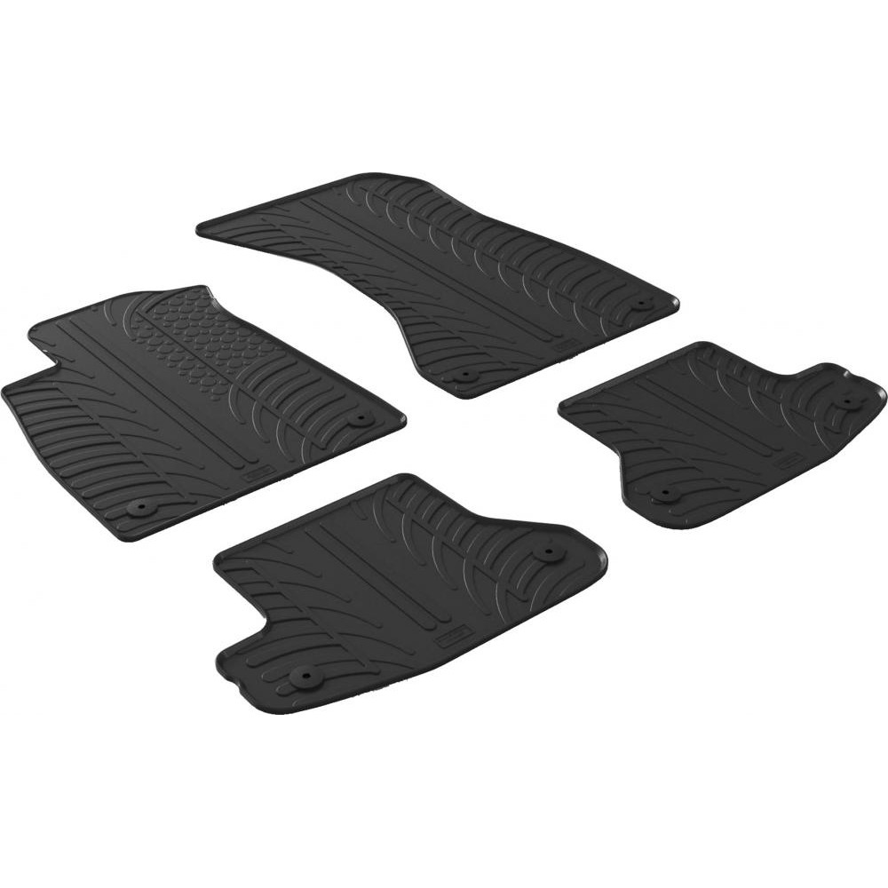 Gledring Автомобільні килимки поліки в салон GledRing на у Audi A5 2 coup 16- Ауди А5 чорні - зображення 1