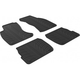 Gledring Автомобільні килимки поліки в салон GledRing на у Audi A6 2 C5 97-04 Ауди А6 чорні