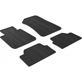 Gledring Автомобільні килимки поліки в салон GledRing на у BMW 1 E81 E87 04-11 БМВ 1 чорні