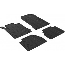 Gledring Автомобільні килимки поліки в салон GledRing на у Mercedes E W210 95-03 Мерседес Е чорні