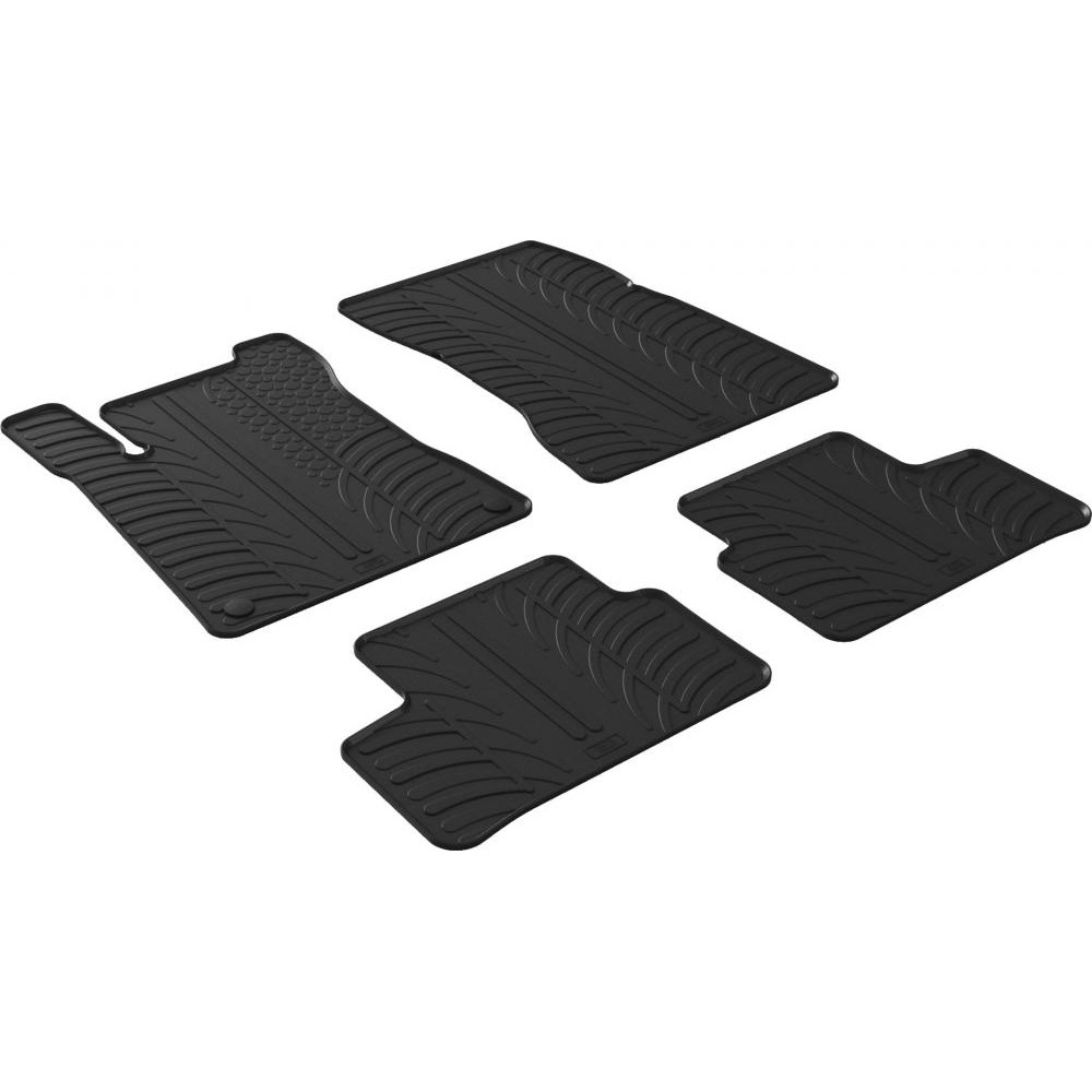 Gledring Автомобільні килимки поліки в салон GledRing на у Mercedes A W177 18- Мерседес А чорні - зображення 1