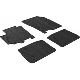 Gledring Автомобільні килимки поліки в салон GledRing на у Suzuki SX4 S-Cross 13-22 Сузуки СХ4 чорні