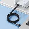 Baseus UTP Cat6 High Speed RJ45 Gigabit Network Cable 3m Black (PCWL-C01) - зображення 4