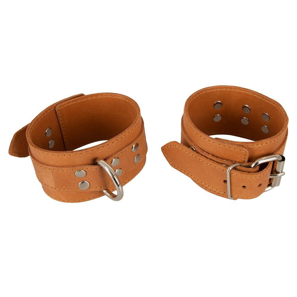 Zado Leather Cuffs natural, коричневий (4024144295913) - зображення 1