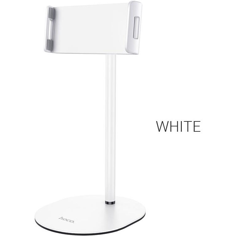 Hoco PH31 Soaring series metal desktop stand, White - зображення 1