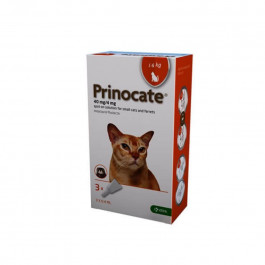 KRKA Капли от блох и паразитов  Prinocate (Принокат) для котов до 4кг 0.4 мл №3 (3838989720698)