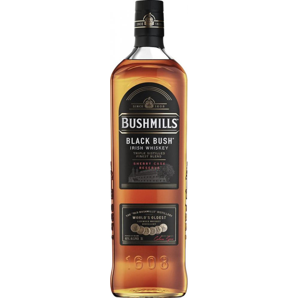 Bushmills Віскі  Black, 1 л (5055966810076) - зображення 1