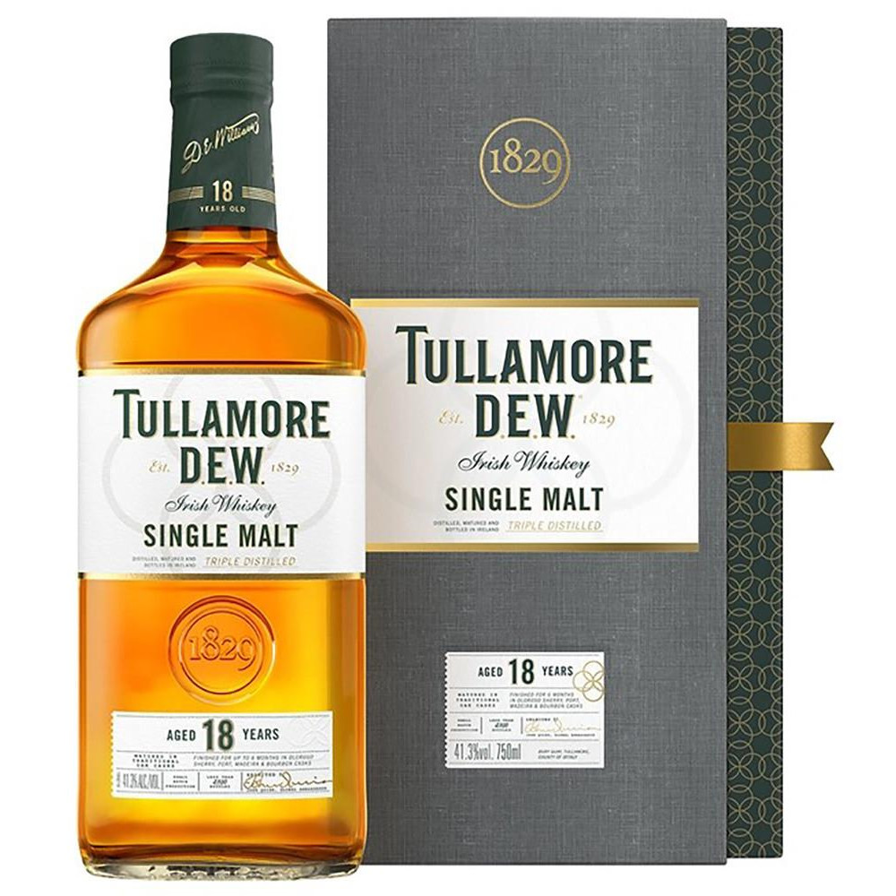 Tullamore Dew Віскі 18 років, gift box, 0.7 л (5391516892162) - зображення 1