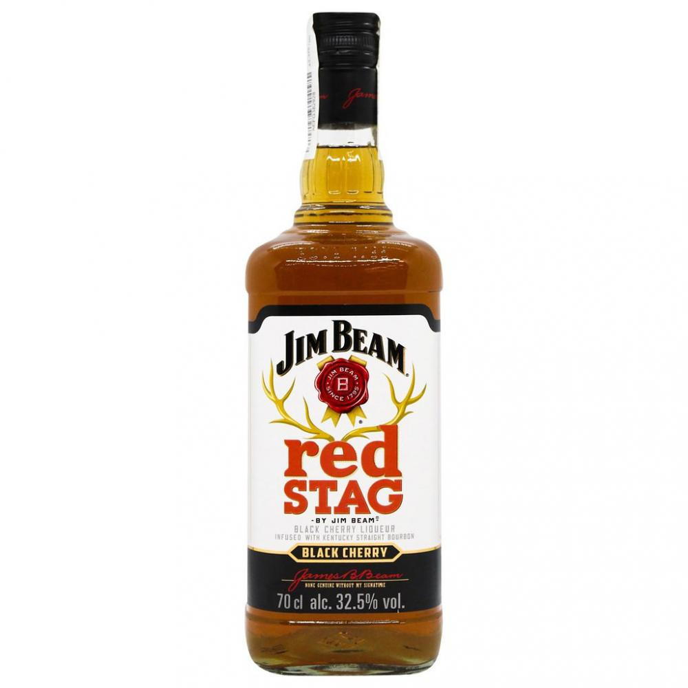 Jim Beam Лікер  Red Stag Cherry 0,7л 32,5% (5010278100710) - зображення 1